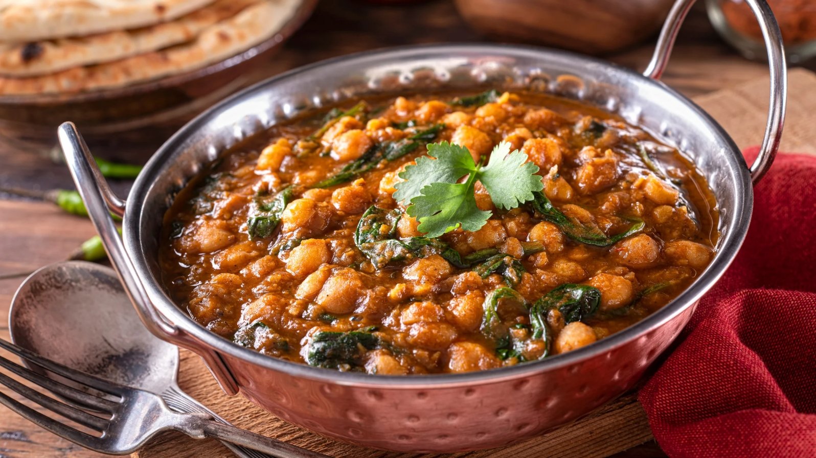 Chickpea and sweet potato curry