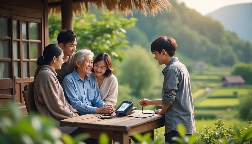 discover how family support significantly lowers blood pressure by 10 mm hg among adults in rural china, highlighting the importance of community and care in managing hypertension.