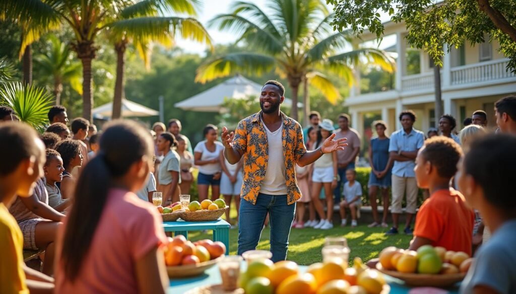 paho promotes healthy living in speightstown, barbados by engaging the community through a vibrant storytelling event that inspires wellness and healthy habits.