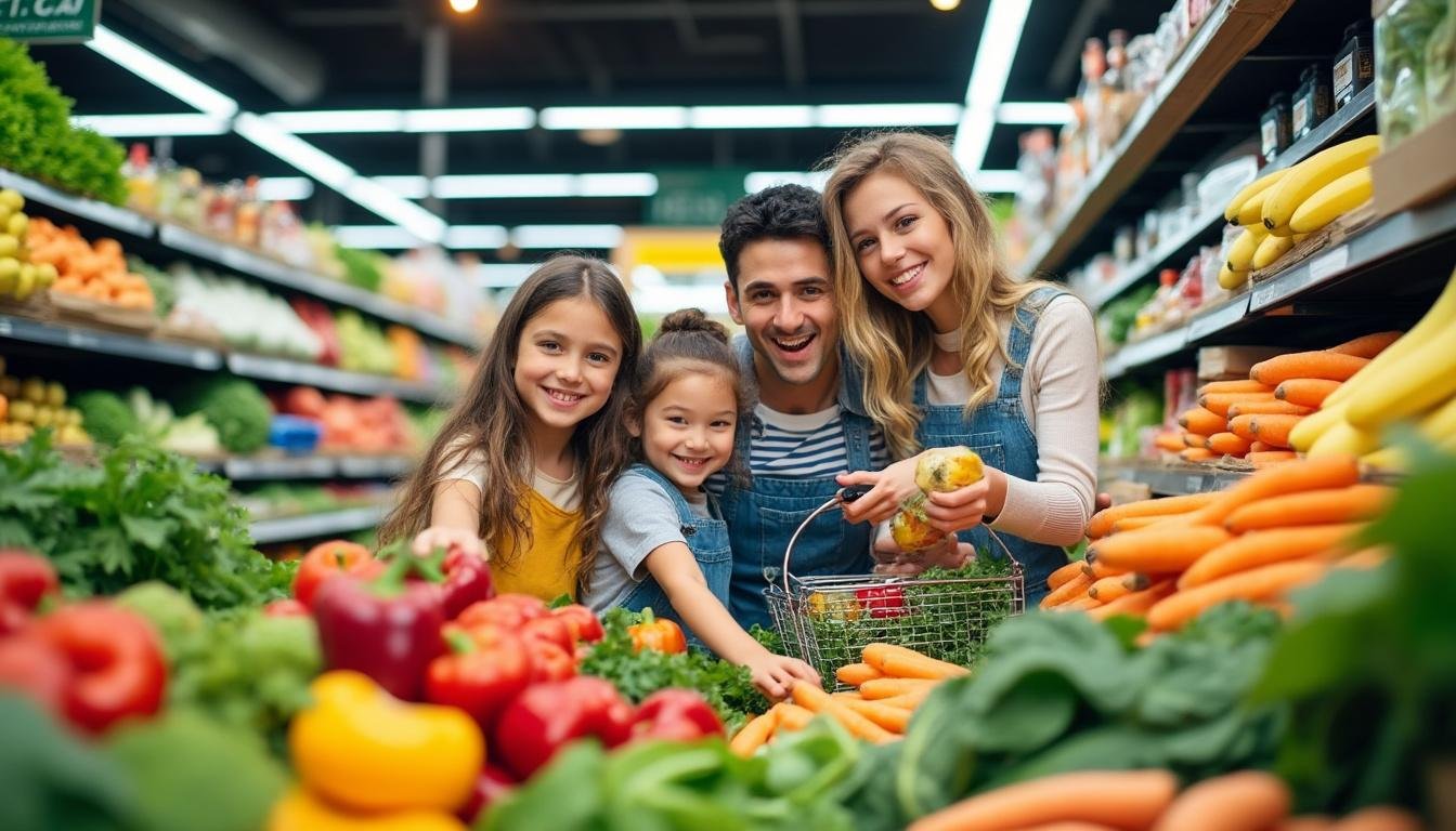 discover effective strategies to manage grocery shopping with kids and promote healthy eating habits that last.