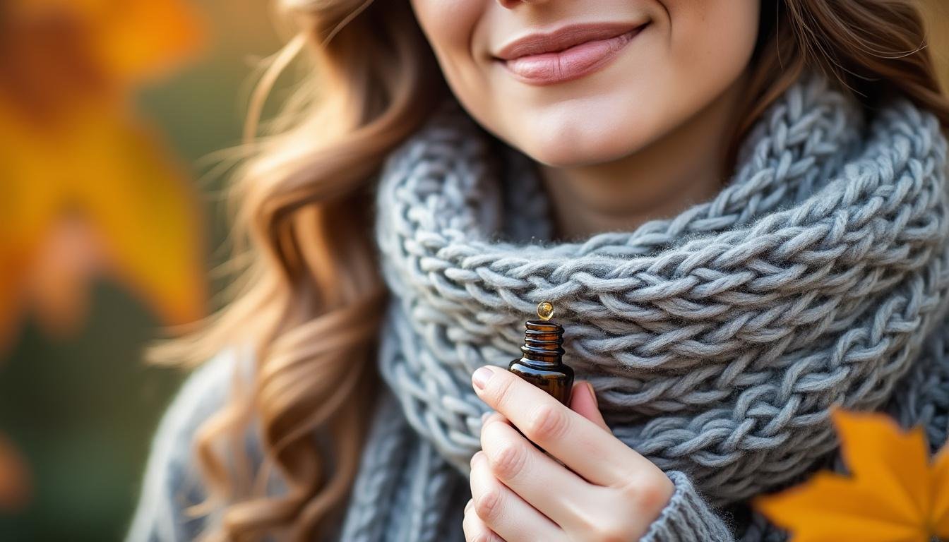 discover a pharmacist's tip to boost your immunity: simply dab 2 drops of this essential oil on your scarf for a natural and effective health boost.