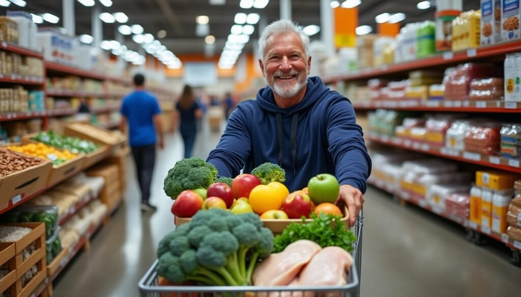 discover a 65-year-old fitness trainer's expert tips on stocking up healthy foods at costco, combining wisdom and nutrition for a balanced lifestyle.