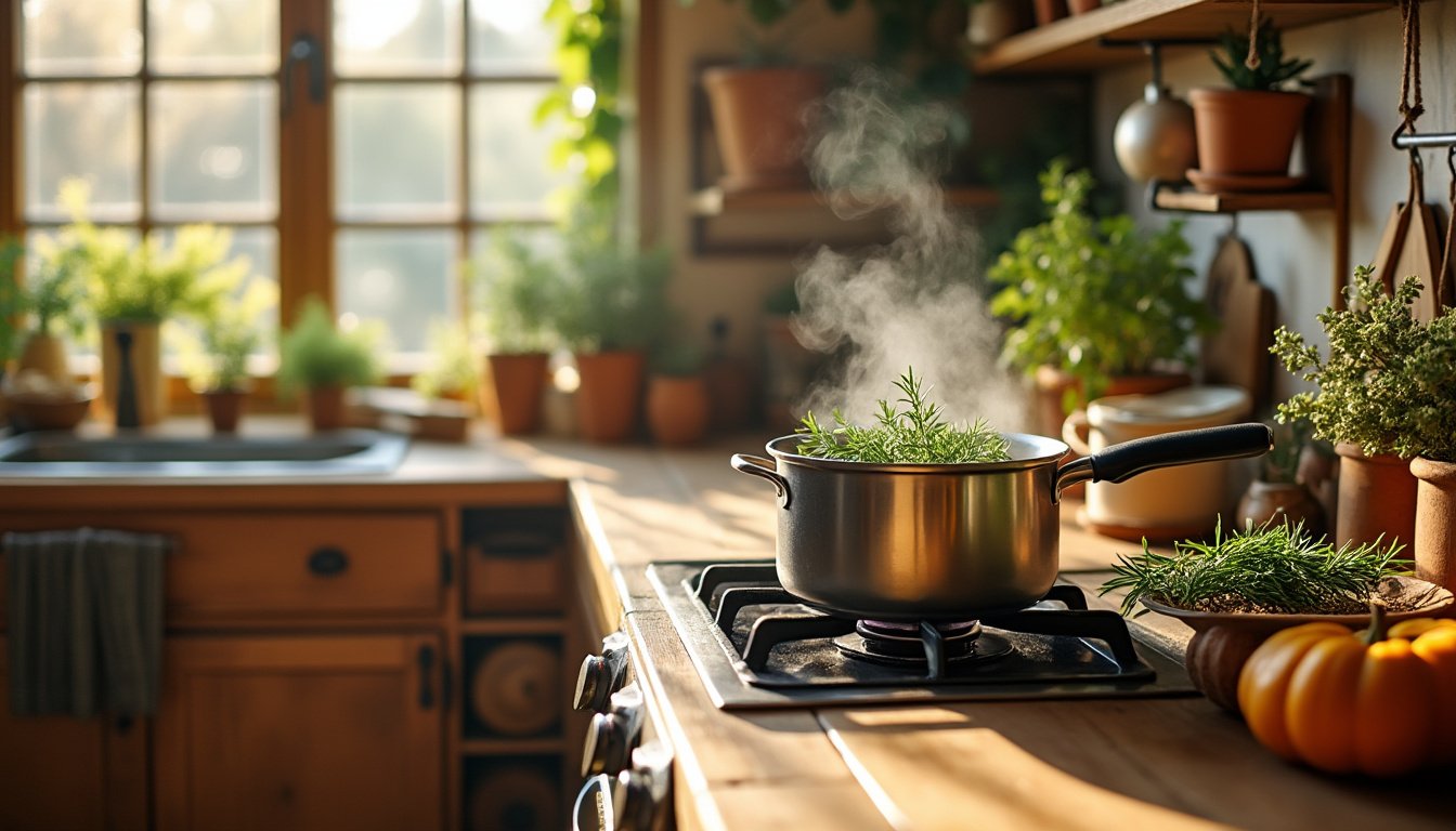 discover 4 natural benefits of boiling rosemary to purify the air in your home effectively and refreshingly.