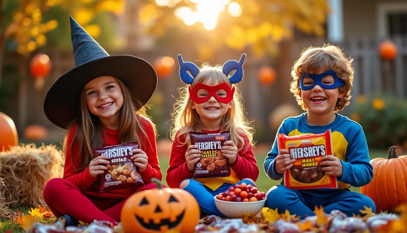 discover hershey’s spooktacular shift: a new range of savory snacks perfect for a healthier halloween treat, blending festive fun with better-for-you flavors.